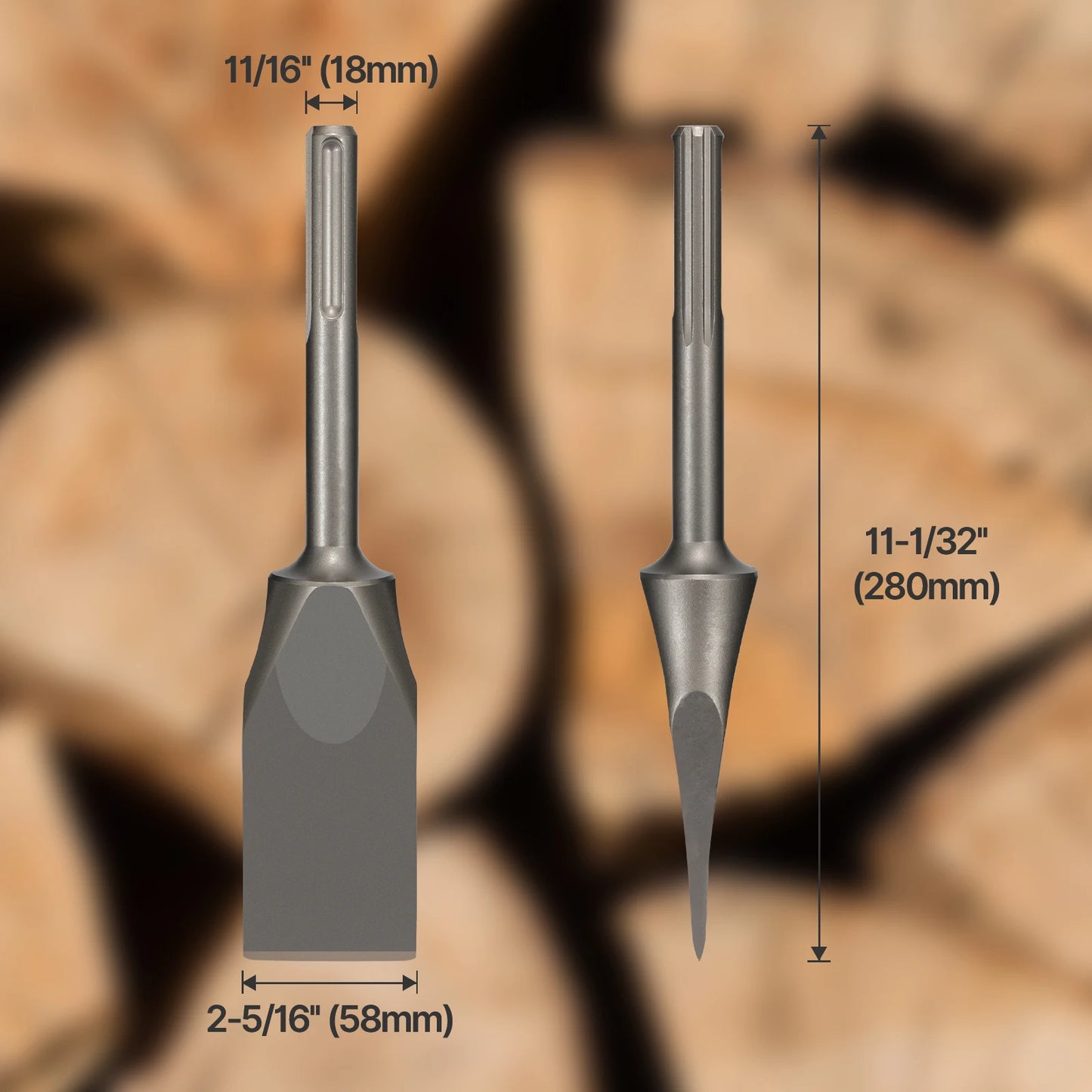 🪓 Wood Splitting Chisel